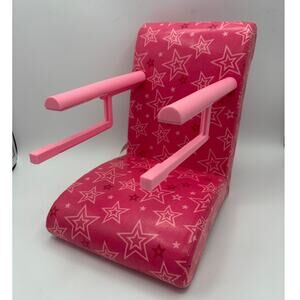 American Girl AG Bistro Treat Seat Pink Stars RETIRED 2013